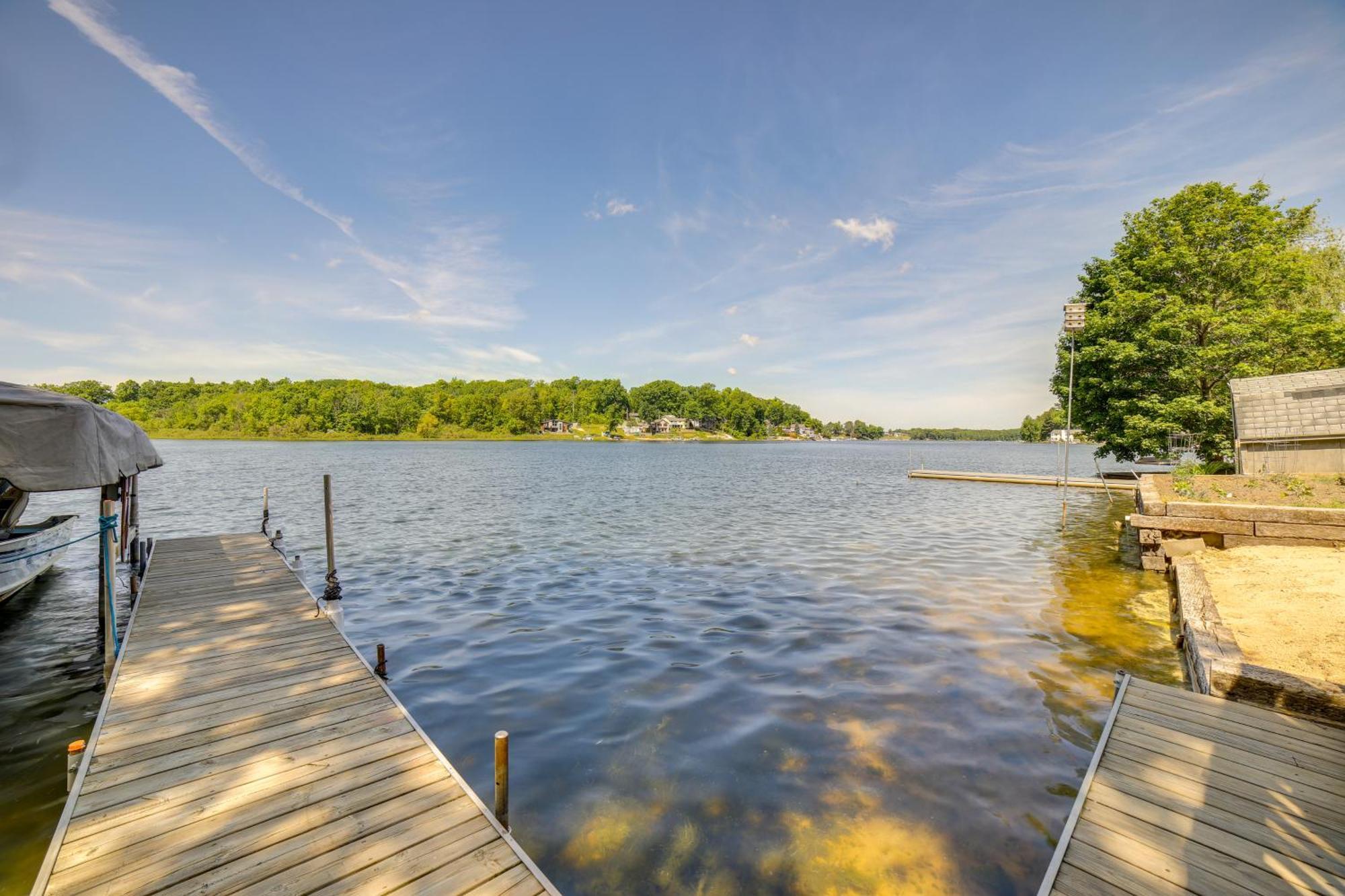 Big Pine Island Lake Cottage With Boat Dock And Kayaks Belding Ngoại thất bức ảnh